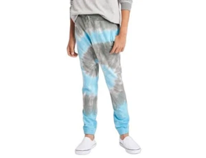 Boys' Swirl Tie-Dye Pull-On Jogger Sweatpants Elastic Drawstring Blue XS (4/5) - Picture 1 of 4