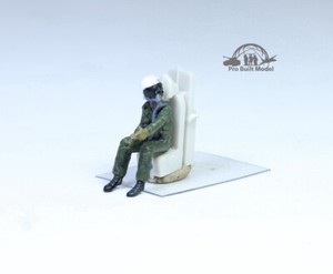 Seated Jet Pilot (seat is not included) 1:72 Pro Built Model #1