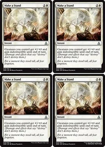 MTG - 4x MAKE A STAND - Oath of the Gatewatch (U) - Picture 1 of 1