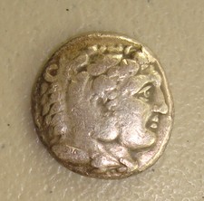 336-323 BC Alexander III the Great LIFETIME Ancient Greek Silver Tetradrachm F