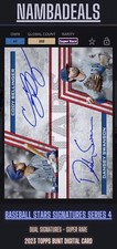 2023 Baseball Stars Autos S4 Bellinger/Swanson Dual Auto [Topps Bunt DIGITAL]