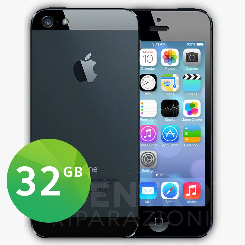 APPLE IPHONE 5 32GB NERO ARDESIA SIM FREE iOS 8 + ACCESSORI E GARANZIA - Immagine 1 di 1