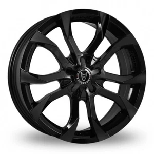 4X Vauxhall Vectra 1995 to 2002 Alloy Wheels - 17" Wolfrace Assassin Gloss Black - Picture 1 of 1