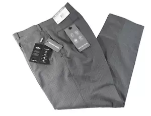 Michael Kors Mens Dress Pants New 32 36 38 Gray Check Classic Fit Flat Front - Picture 1 of 10