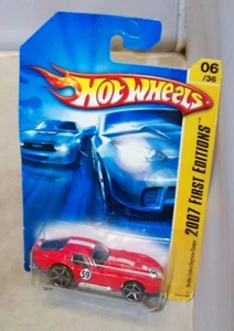 1:64 HOT WHEELS 2007 FIRST EDITIONS SHELBY COBRA DAYTONA COUPE RED 06/36 006/156 - Picture 1 of 2