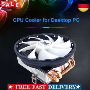 120 mm CPU-Kühler, Kühlerlüfter, 4 Heatpipes, PWM, 3-polig (kein Licht). &Hot - Afbeelding 1 van 8