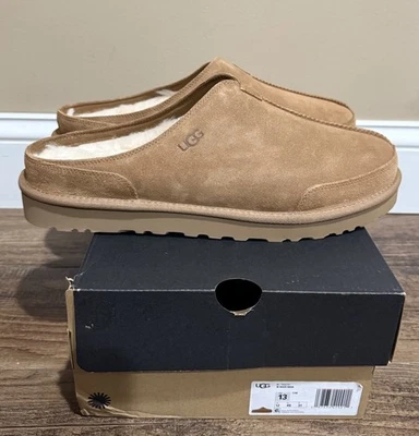NIB Men’s UGG Size 13 Marcman Slipper Slide Suede Shoe CHE Chestnut - Image 1 of 4