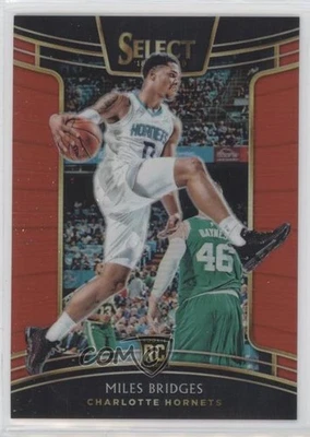 2018-19 Panini Select Concourse Red Prizm /199 Miles Bridges #17 Rookie RC - Image 1 of 2
