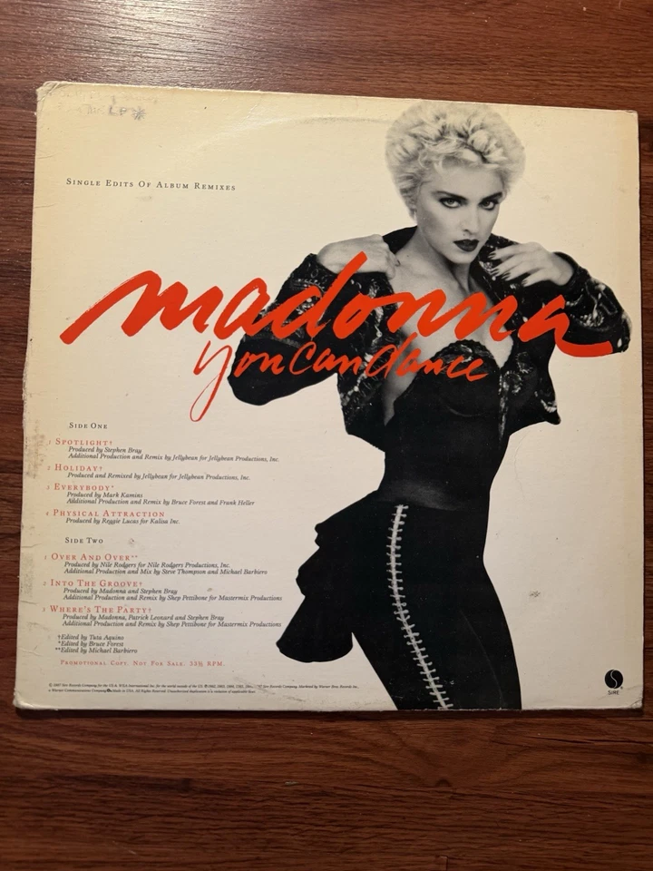 Madonna You Can Dance Promotional Pro-a-2882 1982 Vinyl - Image 1 of 4