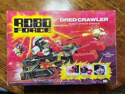 Robo Force Dred Crawler Robot Vehículo de Ataque Juguetes Ideal 1984 Nuevo en Caja Foto 1 de 4