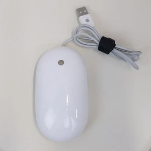 Mysz Apple optyczna przewodowa USB biała A1152 - Zdjęcie 1 z 3