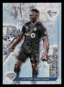 2023 Topps Chrome MLS Derby Diamonds #DD6 Victor Wanyama - Picture 1 of 2