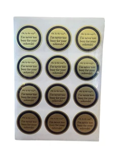 Brian Buffini And Company Immobilien Empfehlung Sticker Pack 9 Blatt à 12 - Bild 1 von 2