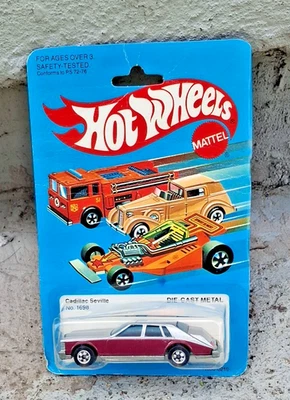 Cadillac Sevilla Nº 1698 Vintage Hot Wheels Hong Kong * 1982 * Neumáticos de pared negros Foto 1 de 4