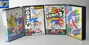 Sega Mega Drive MD Genesis Sonic The Hedgehog 1 2 3 Spinball set Japanese ver - Picture 1 of 24
