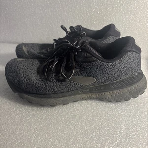 Mens Brooks Adrenaline GTS 20 Gray Black Running Shoes 1103071D071 Size 8 US - Picture 1 of 13