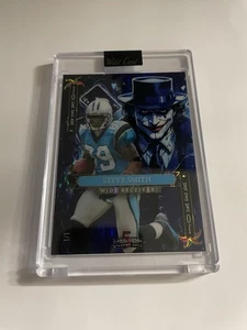 Steve Smith 2025 Wild Card National Exclusive Blue Shock Joker #d 1/1 Panthers - Picture 1 of 2