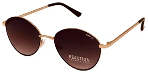 Kenneth Cole Reaction Mens Sunglass Round Gold Metal Gradient KC1375. 32B - Picture 1 of 13