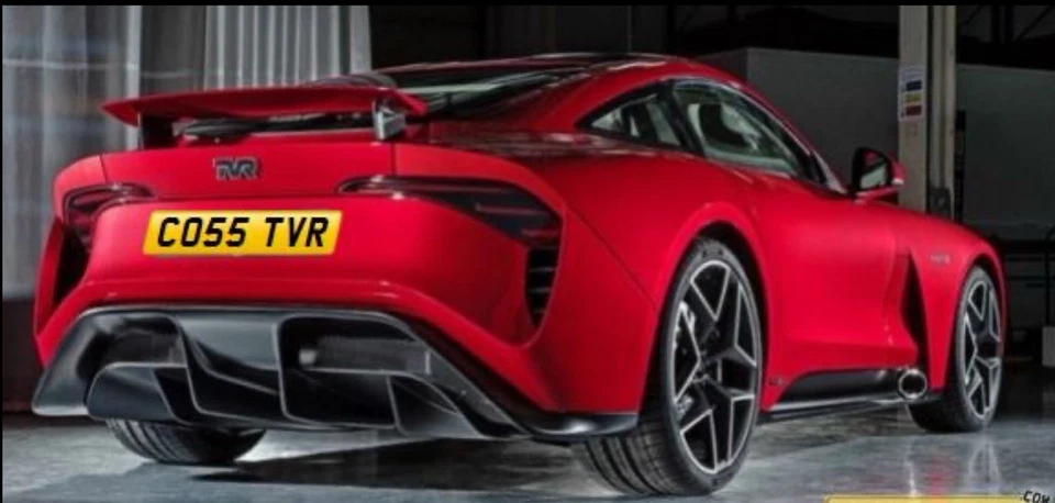 CO55 TVR apreciada matrícula para el nuevo Cosworth 5 litros TVR Griffith Foto 1 de 1