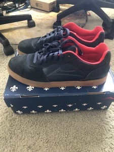 RARE Lakai Limited Lucas 2 Skateboarding Shoes Sz 12 Black/Red/Gum S/LUCAS2 FA - Picture 1 of 9