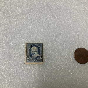 1 MHR Antique USA 1894 Franklin Ultramarine Scott # 246 Stamp. (Yellowing) DEAL! - Picture 1 of 9