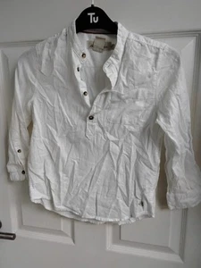 H M Boys Long Sleeved Shirt Aged 6-7yrs - Picture 1 of 2
