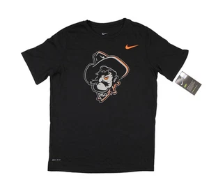 NIKE DRI-FIT OSU Pistol Pete Short Sleeve Athletic Cut Shirt Youth sz L Large - Picture 1 of 2