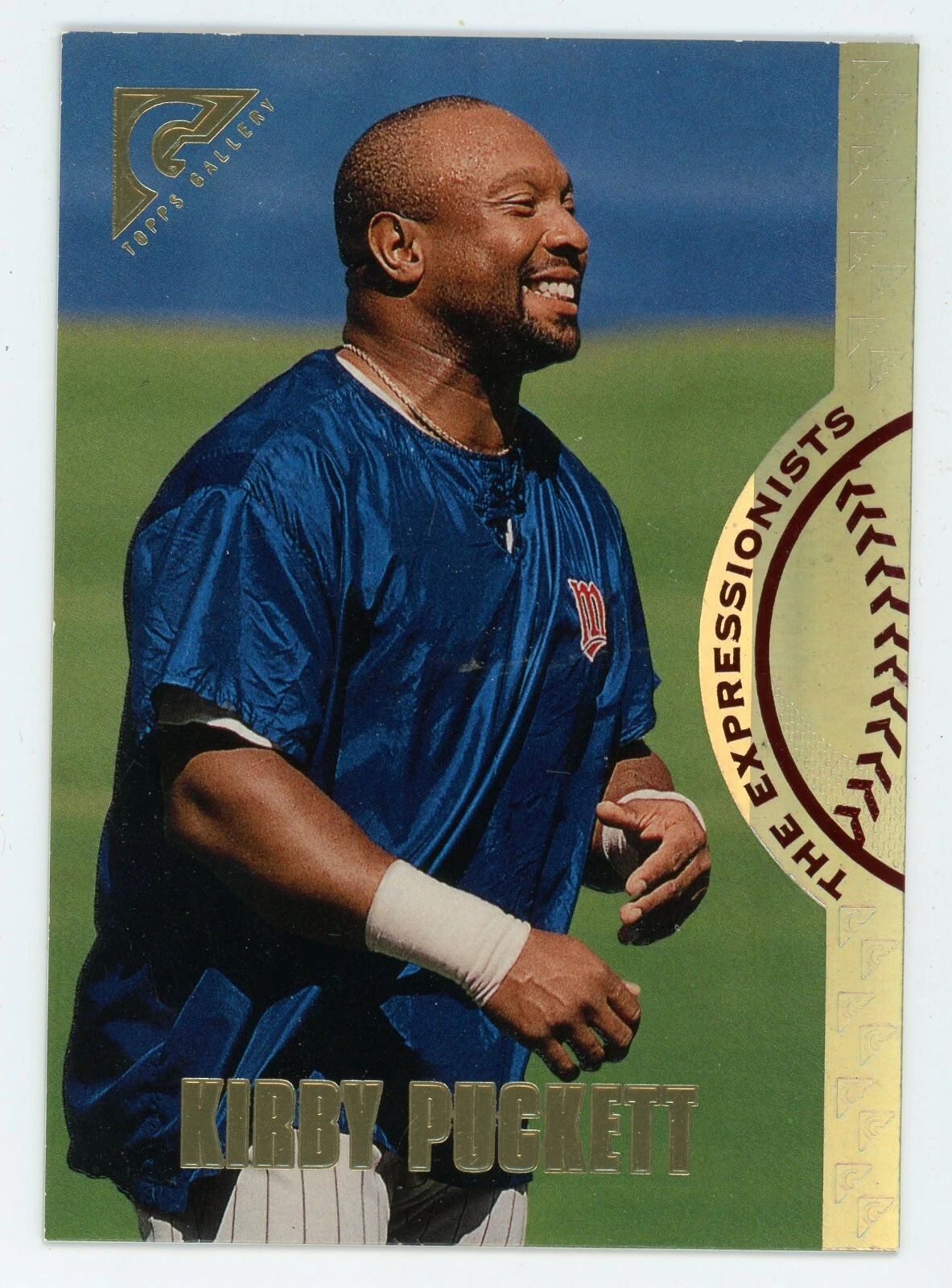 1996 Topps Gallery Kirby Puckett The Expressionists Insert #EX4 Twins