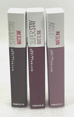 MAYBELLINE SUPERSTAY TINTA MATE 90-Huntress, 95-Visionary, 100-Philosopher *RARA Foto 1 de 4