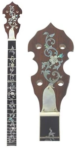 4 String 22 frets Plectrum Banjo Neck Maple wood inlaid PBN19 PBN20 PBN21 PBN30 - Picture 1 of 24