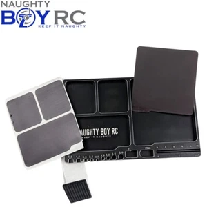 Naughty Boy RC Premium Magnetic Screw Tray + Solder Jig RC Car Truck Traxxas FMS - Picture 1 of 8