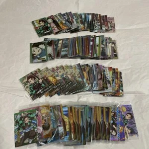 Demon Slayer Kimetsu no Yaiba BANDAI Wafer All 130 Cards 1 2 3 4 Complete Set - Picture 1 of 11