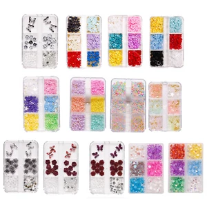 Women Girls 1Box Nails Salon DIY Bag Nail Decoration Case Nail Art Decoration - Picture 1 of 72