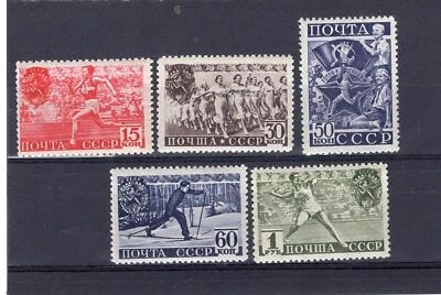 RUSSIA YR 1940,SC 784-88,MI 753-57,MNH,PHYSICAL CULTURE DAY - Image 1 of 2