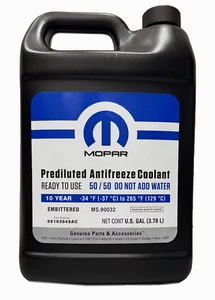 Mopar 68163849AB Engine Coolant / Antifreeze 10 Year 50/50 Prediluted - Picture 1 of 2