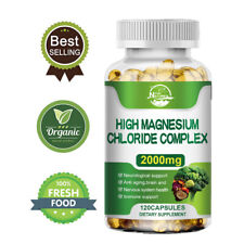 NATURE'S LIVE High Magnesium Chloride 120Capsules Nervous System Support Organic