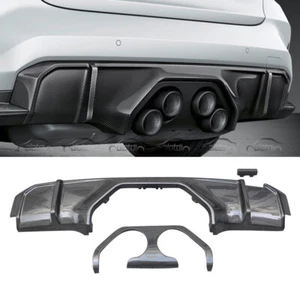 Carbon Fiber For BMW M3 G80 M4 G82 G83 21-22 MP Style Rear Diffuser Bumper Lip - Picture 1 of 9