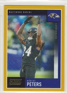 MARCUS PETERS 2020 SCORE Football GOLD parallel RETAIL exclusive Ravens - Picture 1 of 1