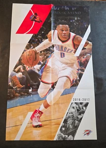 Russell Westbrook 2016-17 OKC Thunder MVP Fold-Out Poster 33x20 Arena Exclusive - Bild 1 von 18