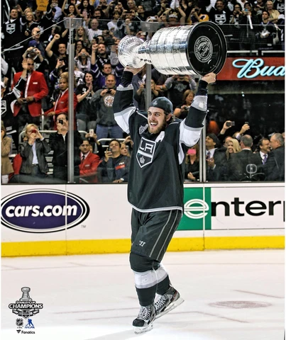 Anze Kopitar Los Angeles Kings 2012 Stanley Cup Champs Cup 20x24 Photo Cover