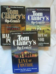Lot of 3~Tom Clancy's Op-Center Military Series~Control Balance Honor~LBDPE - Foto 1 di 5