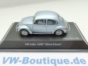Volkswagen VW Coccinelle 1600 Schuco 1:43 + Ultima Édition Speedblau + 450387600