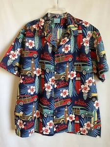 OUTRIGGER EXPEDITION Big Kahuna Herren XL Hawaiihemd - Woodies & Surfboards - Bild 1 von 8