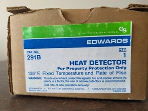 EDWARDS EST 290B Heat Detector 135 Degree Fixed Temp Brand New! - Picture 1 of 3