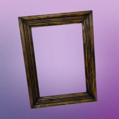 Solid Wooden Frame Refinished And Sealed Holds 10”x14” Picture &  13”x17” Frame - Image 1 of 4