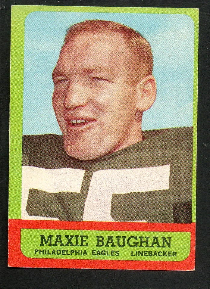 1963 Topps Football Card #118 Maxie Baughn-Philadelphia Eagles Ex Mint Card - Image 1 of 1