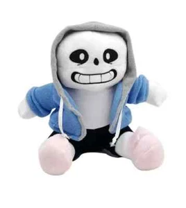 Undertale 8” Sitting Sans Skeleton Stuffed Plush Animal Video Game Toy - Picture 1 of 3