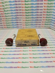 GMQ 5 / BUSSMAN / GLASS FUSE / KNOB COMBO / TIME DELAY / 5A / 1 PIECE (qzty) - Picture 1 of 6