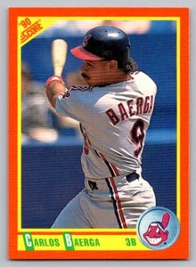 Carlos Baerga #74T Cleveland Indians 1990 Score Rookie & Traded - Picture 1 of 2