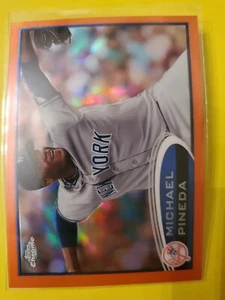 2012 Topps Chrome Orange Refractors #7 Michael Pineda - New York Yankees - Picture 1 of 1